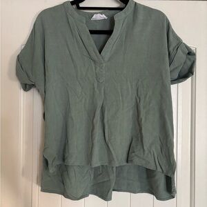 First Love Sage Green Blouse
